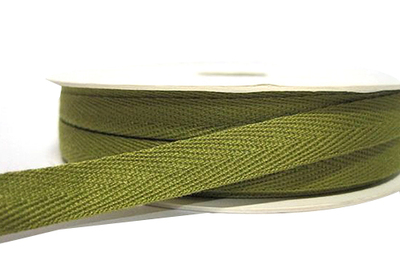 Polyester Cotton Made Herringbone Ribbon