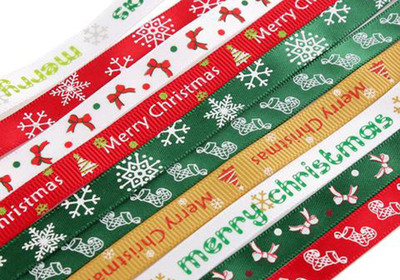 Christmas Printed Ribbon